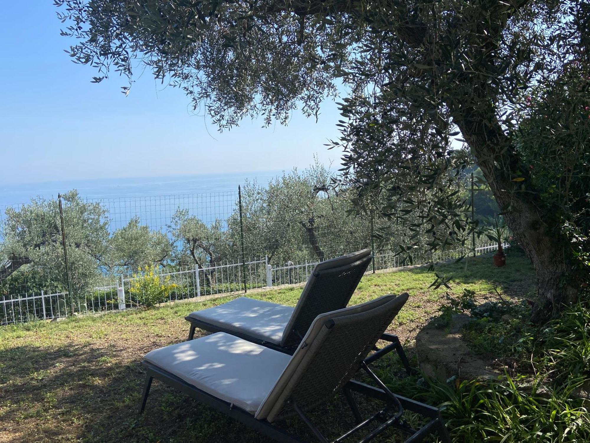 Ligurien Marina Dˋandora Ferienwohnung 100Qm Mit Meerblick Eksteriør billede